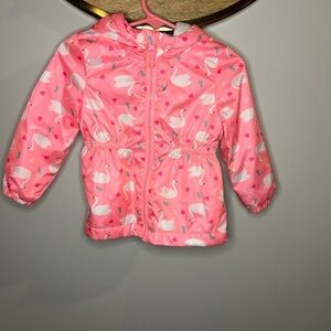 George Pink Swan Print Jacket​​
